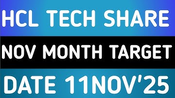 HCL TECHNOLOGIES STOCK LATEST NEWS 11NOV