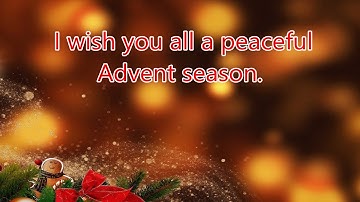 I Wish You A Happy Advent Season Advent Wishes and Greetings