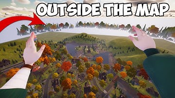 What is outside The Hello Neighbor 2 Map?