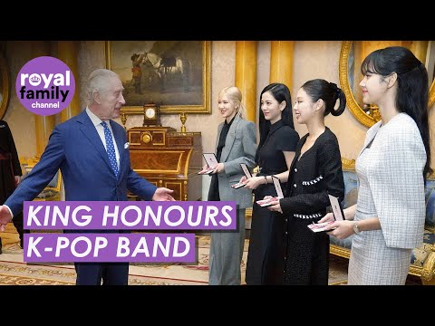 King Charles III Awards K-Pop Band 'Blackpink' MBE's