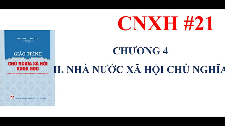 Nhà nước xã hội chủ nghĩa ra đời khi nào năm 2024