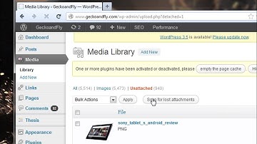 TUTORIAL: Find unattach photos or images within Wordpress