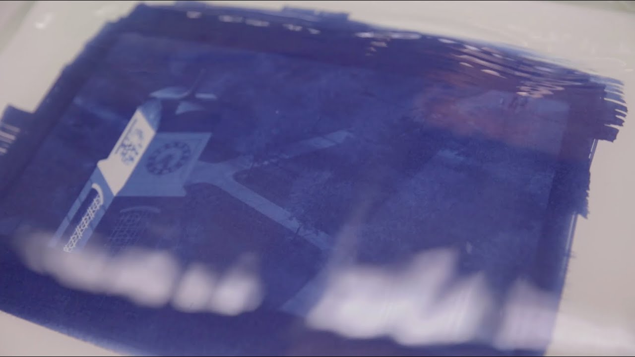 video of cyanotype