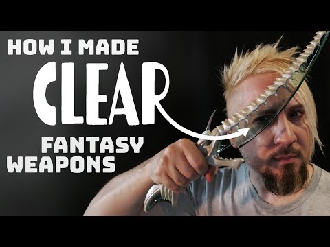 How I Made Beautiful Transparent Fantasy Props (From my Talifar Books)