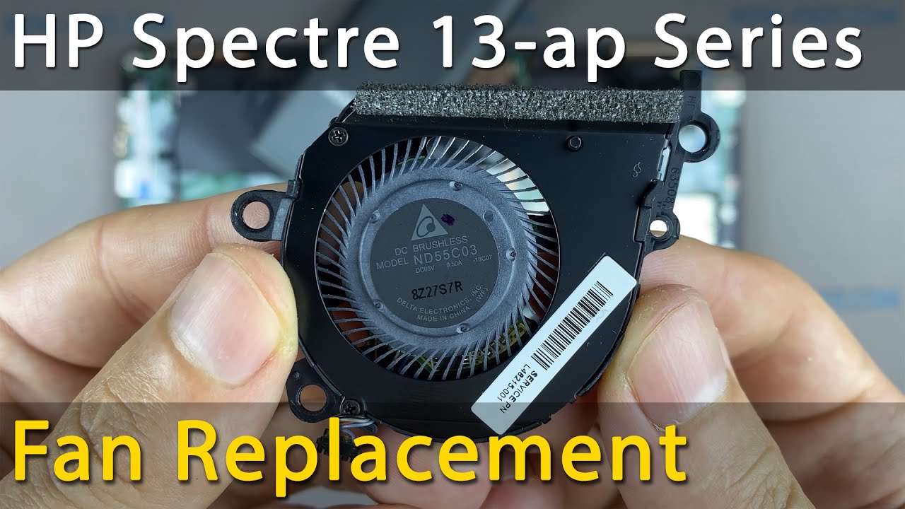 HP Spectre x360 Fan Replacement - YouTube