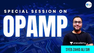 Special Session on OpAmp | GATE 2022 |  By Zahid Sir