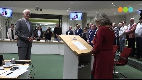 Beëdiging wethouder Ton Heddema