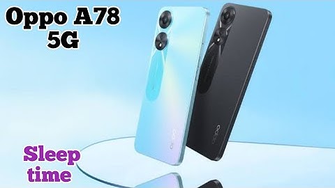 How To Change Sleep Time In Oppo A78 5G, How To Change Lock Screen Time In Oppo A78 5G