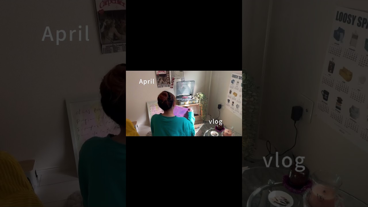 私の4月の思い出🍀✨ #vlog #infj #一人暮らし #日常