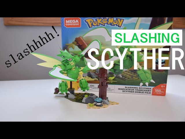 Mega Pokemon Construx 188 Piece Building Set | Slashing Scyther