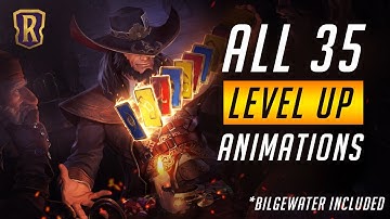 ALL 35 Champion Level Up Animations (including Bilgewater) | Legends of Runeterra