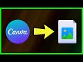 How to Save and Download a specific Canva Slide as an Image | Export Canva Slide