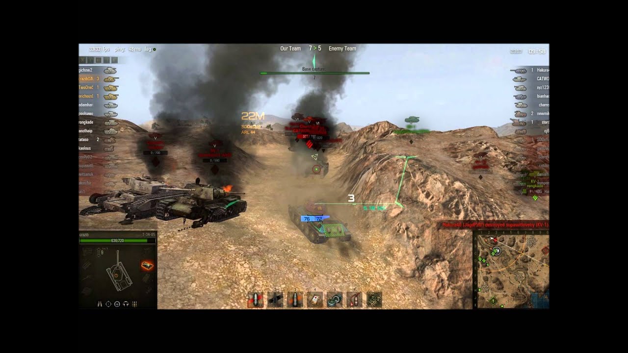 World of Tanks - T-34-85 - crazib