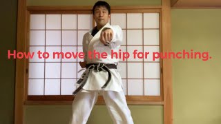 How to move the hip for punching  by Sensei Kenji