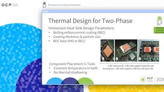 OCP 2020 Virtual Summit: Design Guidelines for Immersion-Cooled IT Equipment