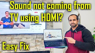[Solved] Audio not Coming from TV through HDMI