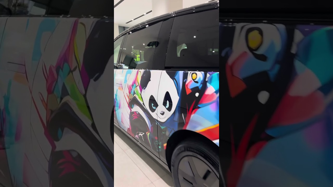 All New Li Mega Full Electric MPV new panda skin 