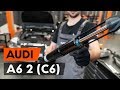 Как заменить стойку амортизатора передней подвески на AUDI A6 2 (C6) [TUTORIAL AUTODOC]