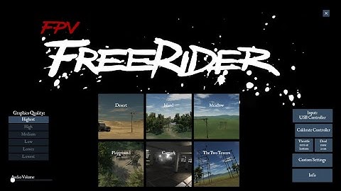 Simulador FreeRider - Drone FPV - Rádio Taranis Q X7