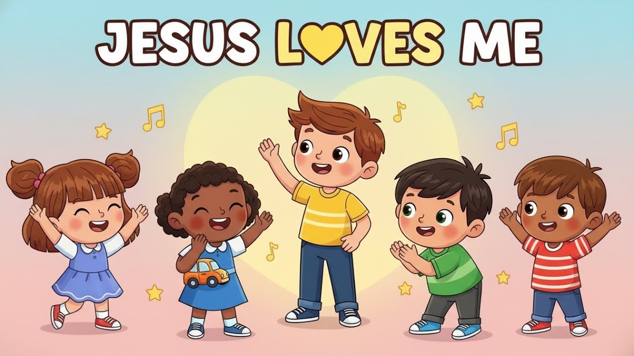 Jesus Loves Me This I Know 🎶 Best Bible Song for Kids