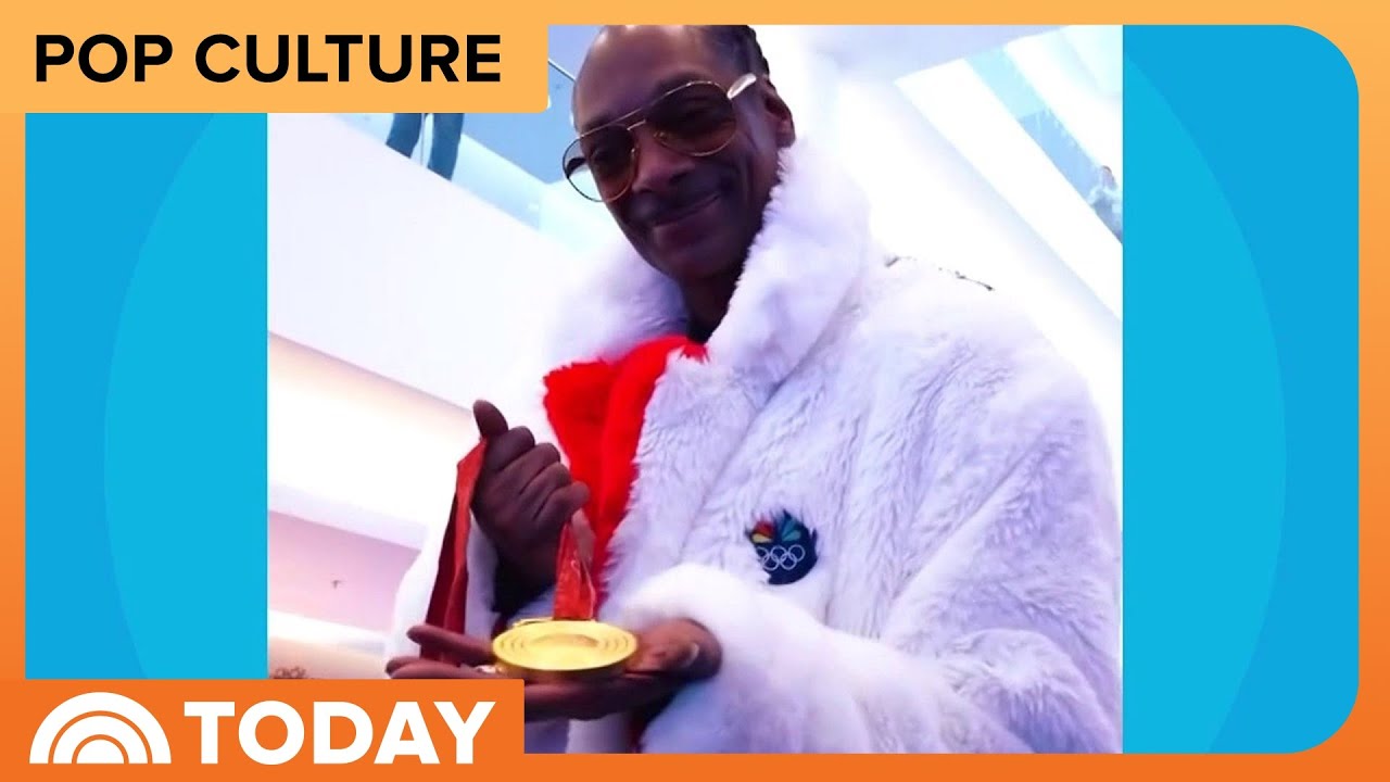 Team USA Athletes Present Snoop Dogg With Gold Medal in Milan