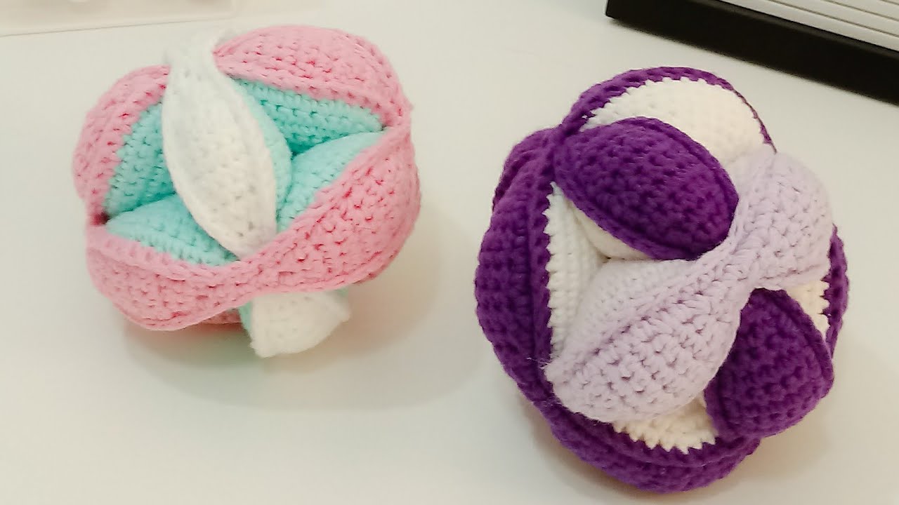 Bola 3D desmontável Amigurumi 1PARTE CONES *MATERIAIS VER DESCRIÇÃO *