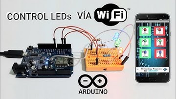 Como Controlar LEDs vía WIFI (WEMOS D1 - IDE Arduino)