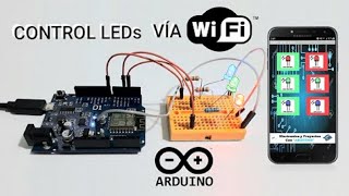 Como Controlar LEDs vía WIFI (WEMOS D1 - IDE Arduino)