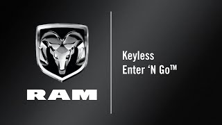 keyless enter 'n go™ | how to | 2020 ram 1500 dt