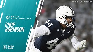Chop Robinson CAN'T WAIT to work with Bradley Chubb and Jaelan Phillips | Miami Dolphins