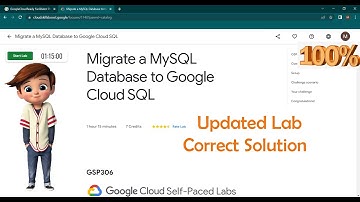 Migrate a MySQL Database to Google Cloud SQL | [ GSP306 ] | Updated Lab