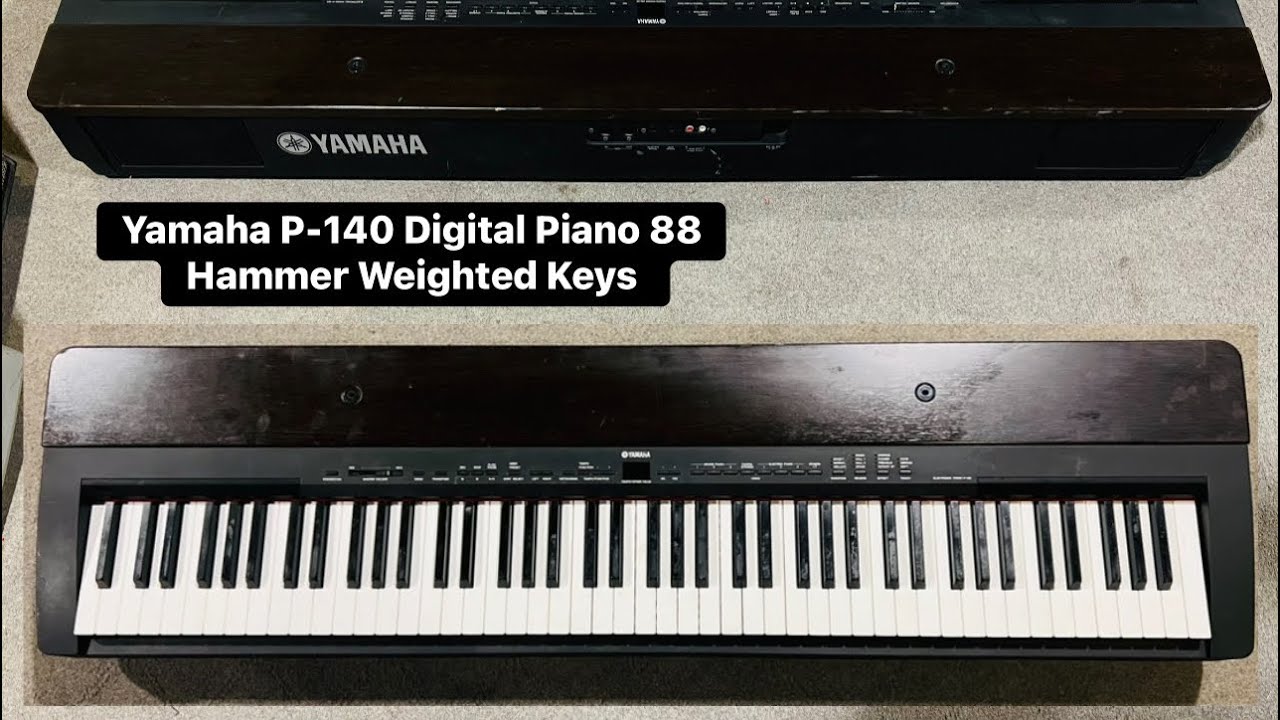 Yamaha P-140 Digital Piano 88 Hammer Weighted keys Wilsons Music