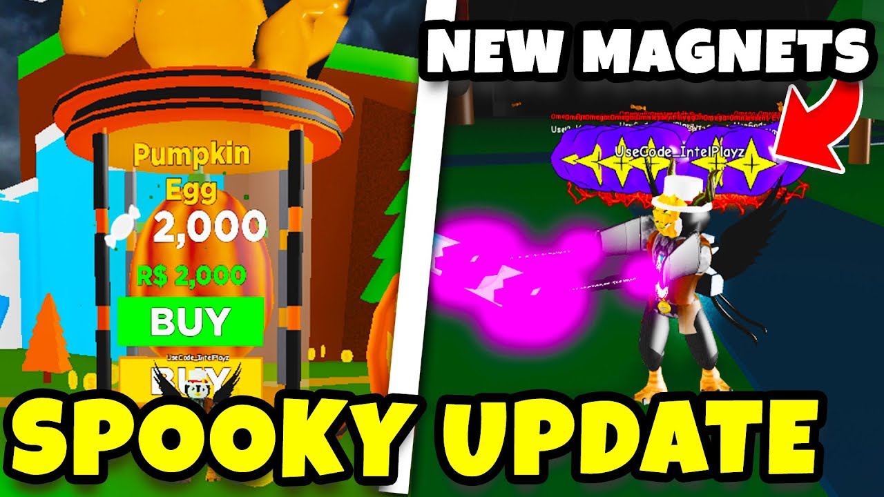 Eye And Halloween Pet Giveaway Magnet Simulator New Update 22 By Mrgaming - where to find all the pumpkins in roblox magnet simulator