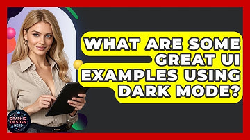 What Are Some Great UI Examples Using Dark Mode? - Graphic Design Nerd