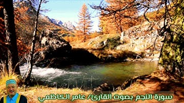 سورة النجم (صدى) بصوت القارئ/ عامر الكاظمي - Surat Annajm