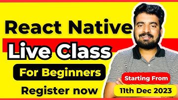 🛑 Join React Native Live Class Batch - Hurry Up 😎 | Engineer Codewala