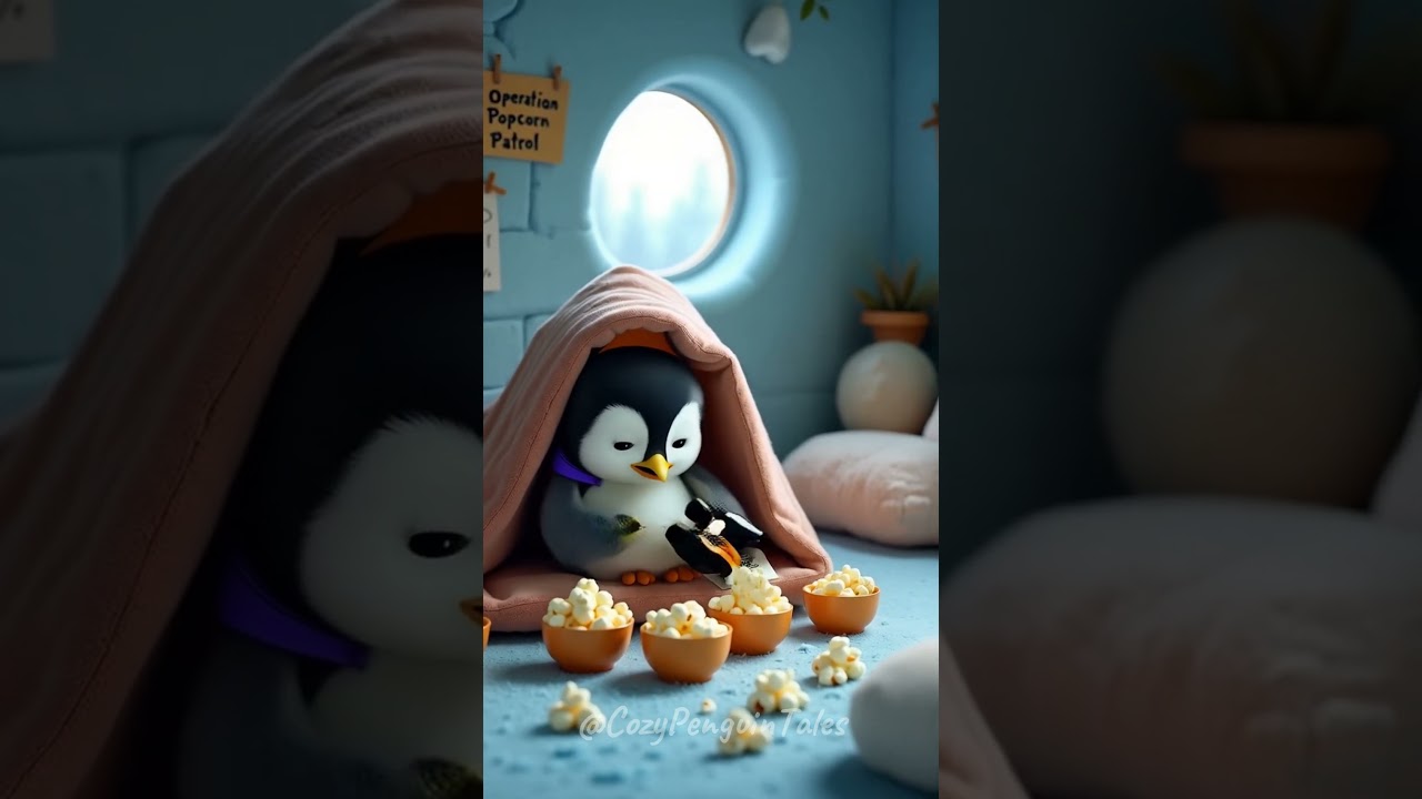 Mumble vs. The Sneaky Fan Who’s Blowing My Snacks Away! 🐧💨🍿