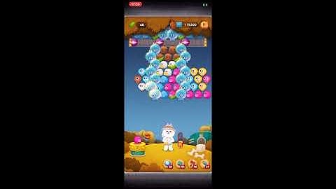 LINE バブル2　STAGE 2039　銀コニー　アイテムあり　×1.5　Silver Cony　LINE BUBBLE 2