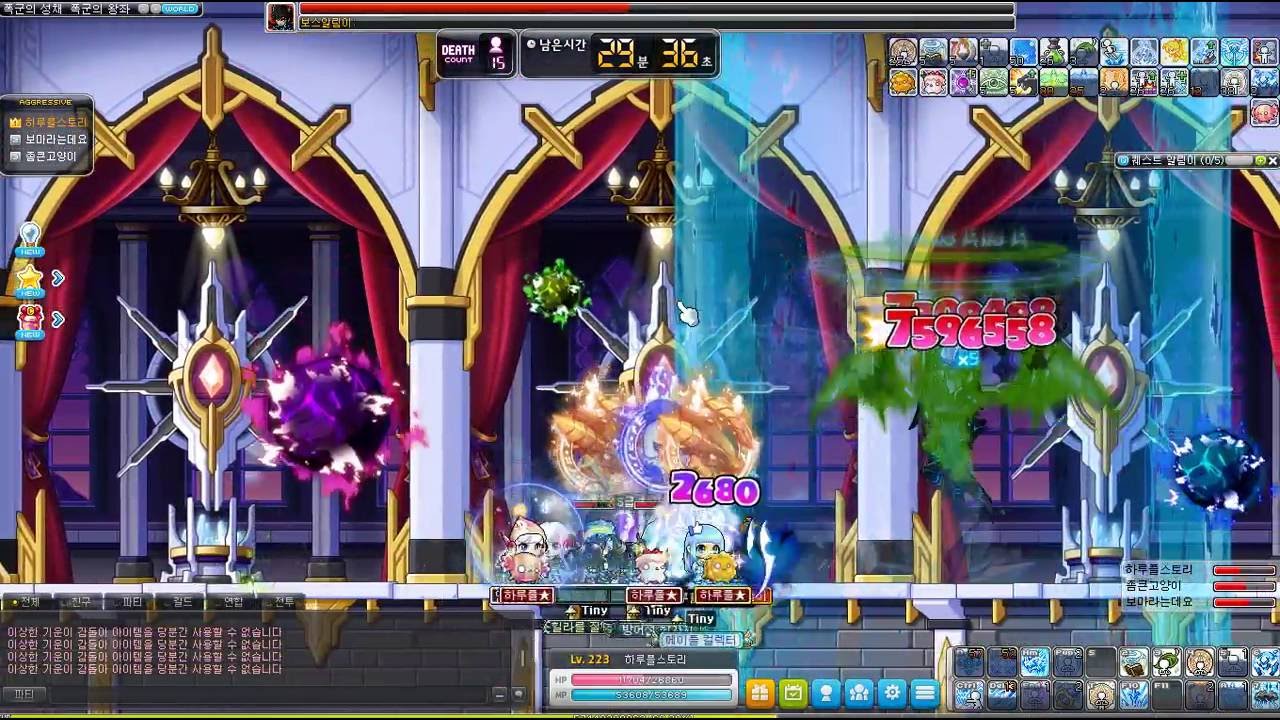 메이플스토리 스공400만 썬콜 하드매그너스 솔플 영상 :: 하루플스토리