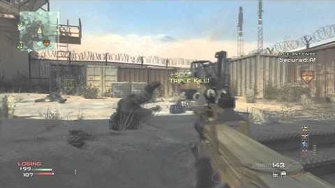 MW3: Fast P90 MOAB on Dome! SOLO