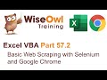 Excel VBA Introduction Part 57.2 - Basic Web Scraping with Selenium and Google Chrome