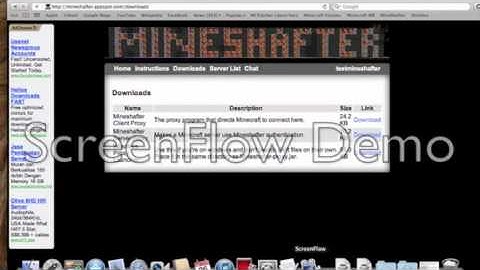 How To Use MineShafter On A Mac(1.8.1