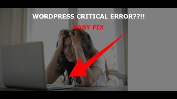SOLVED! Fix WordPress Critical Error 2025