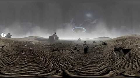 360 VR video of a UFO |  Made with Unity 3D