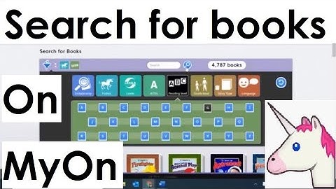 MyOn Tutorial: Using the Search functions