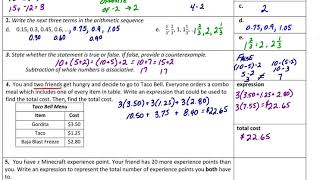 M7-Chapter 5 End of Chapter PRACTICE Test 2020