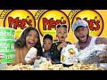 LARGE STEAK AND CHICKEN BURRITOS MUKBANG! | BIG BITES | EATING SHOW | MOE'S