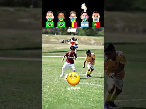 Ronaldo Jr VS Neymar Jr VS Messi Jr VS Marcelo VS De Bruyne | Mini Football Stars
