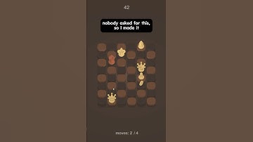 Just finished adding this Easter egg to my chess like puzzle game #chesspuzzle #gamedev #gamedesign