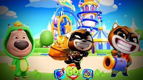 talking tom blast park tom angela hank | talking tom blast park new update 2023 gameplay part9